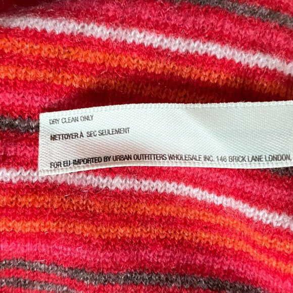 Anthropologie Saturday Sunday 100% Cashmere Sweater Sz S Striped LS Crew NWOT - Picture 8 of 9